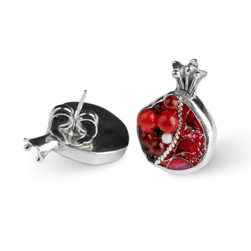 Pomegranate Enamel Pin Earrings from KIMILI